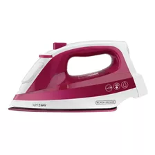 Plancha Black+decker Con Suela Cerámica Y Vapor Continuo Color Rosa 120v