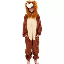 Pijama Kigurumi Importado 2811 León Infantil De 110 A 140 Cm