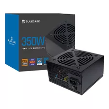 Fonte Atx Bluecase 350w Real Pfc Ativo Bivolt Automatico 110/220v Blu350p Confiável Cooler 12cm 120mm Barata Silenciosa