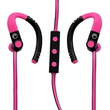 Audífono Deportivo Bluetooth Fiddler Con Manos Libres Rosado