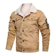 Chaqueta De Cuero Para Hombre, Cuero De Gamuza Envejecido, V