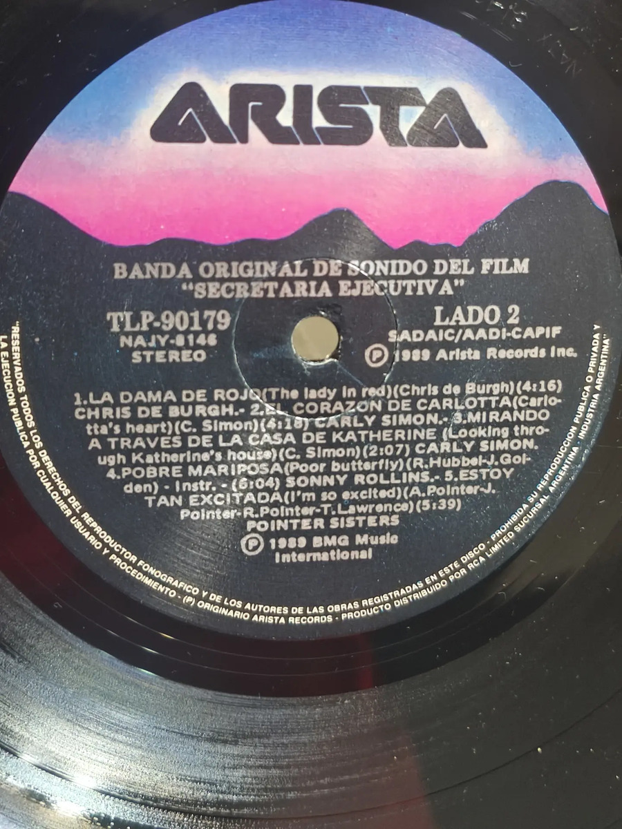 Varios Artistas - Secretaria Ejecutiva - vinilo 1989