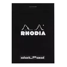 Rhodia Cabeza Grapada Pad, No12 A7 +, Dot - Negro.