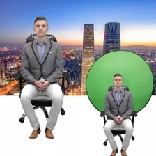 Cadeira Tela Verde Gamer Youtube Home Office Chroma