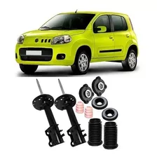 2 Amortecedor + Kit Novo Uno Way 2010 2011 2012 2013 2014 15