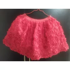 Falda Roja, Niña 6 O 7 Años 