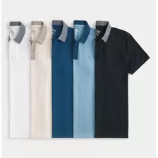 Paquete 5 Playeras Tipo Polo Hollister 100% Original