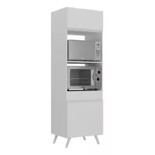 Paneleiro 63cm Para Forno E Micro Veneza Multimóveis V3679 Cor Branco