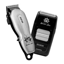 Maquina De Corte Black Sam + Shaver Bucanero Eurostil Barber