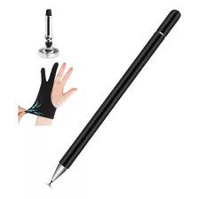 Kit Caneta Pencil Touch P Tablet Luva Palm Rejection E Ponta