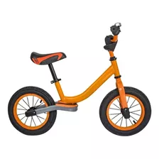 Bicicleta De Equilibrio Sin Pedales Llantas De Aire Color Naranja