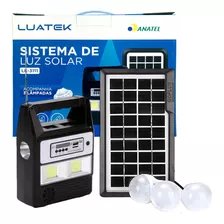 Sistema De Luz Solar Com Rádio 3 Lâmpadas