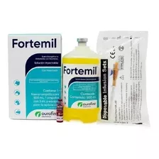 Fortemil 500ml Suero Energético Bovinos Equinos Porcinos