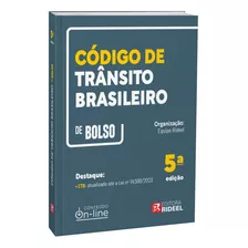 Código De Trânsito De Bolso, De Equipe Rideel. Editorial Rideel, Tapa Mole, Edición 5ª Edição En Português, 2024