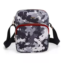 Bolsa Transversal Shoulder Bag Camuflada Disney Mickey Mouse