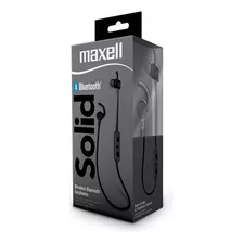 Audífonos Bluetooth Microfon Maxell Bt100 Solid All Wireless