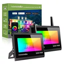 Novostella Smart Luces De Inundación Led De 25w Rgb 4 Pcs