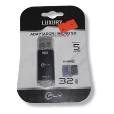 Adaptador / Micro Sd O Lector Tipo Usb 32gb Luxury Fly 