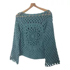 Sweater Tejido A Mano Crochet