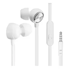 Auriculares In-ear Dekkin Con Micrófono 3.5 Mm Manos Libres Color Blanco