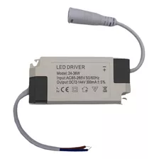 Driver Led Reator Fonte Para Plafon 25w A 36w (36w) Bivolt