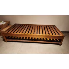 Cama Marinera De Madera Maciza. 1p