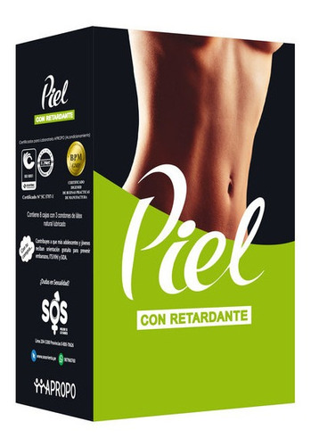 Condon Piel C/retardante: 1ds 8x3 P C/r