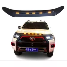 Deflector De Capot Con Iluminación Led Toyota Hilux 2015-22