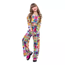 Conjunto Macacão Pantalona Infantil Blogueira Mini Diva Luxo