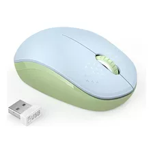 Mouse Seenda Wireless 2,4g/azul Y Verde