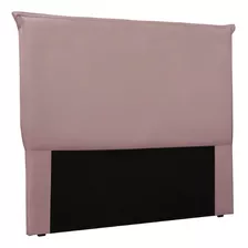 Cabeceira Cama De Casal Box Estofada Luna 140cm Veludo 