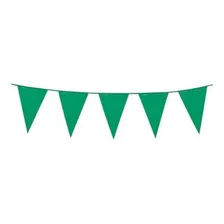 Banderín Verde Triangular Guirnalda Fiselina San Patricio 