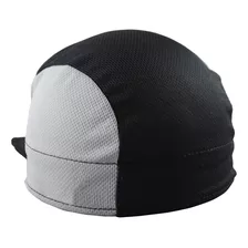 Headsweats Cycling Cap Chapo, Negro / Gris, Un Tamaño.