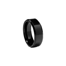 Anillo Aro Moda Tungsteno Carbide Hipoalergenico Sz 10