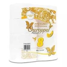 Papel Higiênico Folha Simples Rolão 300m Pt 8 Rl Ouroppel Premium