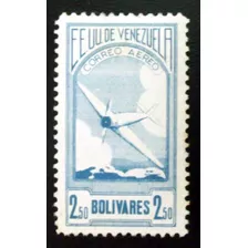 Venezuela, Sello Yv. 59 Aéreo 2 1-2 B 1937 Nuevo L6850