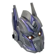 Máscara Robô Infantil Luzes E Sons Inspirado No Transformers
