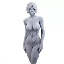 Cortana | Halo | Impresion 3d | Color Blanco | 25 Cm