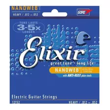 Encordado Guitarra Eléctrica Elixir 12152 Heavy 012-052