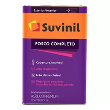 Suvinil Fosco Completo Branco Neve Fosco 18 Litros