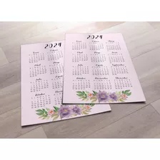 Kit Imprimible Diseños Calendarios Almanaques 2024 P4