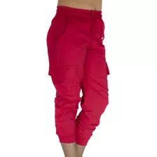 Pantalon Para Niña Jogger Tipo Cargo Infantil Moda Juvenil 