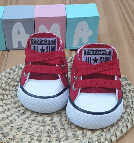 Zapatillas Bebe No Caminantes Tipo Converse