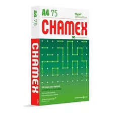 Resma Papel Para Impresora Chamex A4 75 Grs Blanco 500 Hjs