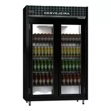 Cervejeira Comercial Polofrio 2 Portas 1029l Cor Preto 220v