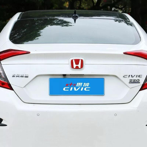 Emblemas Honda Civic Tipo Typer Cajuela Trasero 2016-2021 Foto 3
