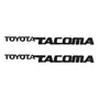 Emblema Letras Tacoma Batea Caja Tapa Negro 3d 2016 - 2020