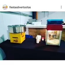 Alquiler De Máquinas De Popcorn, Algodón De Azúcar, Payasita
