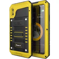 Funda Impermeable Para iPhone X/xs - Amarilla/negra