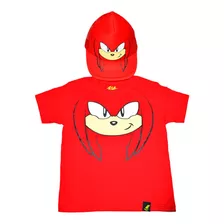 Playera Para Niño Knuckles Con Gorra Sonic Knuckles Killroy